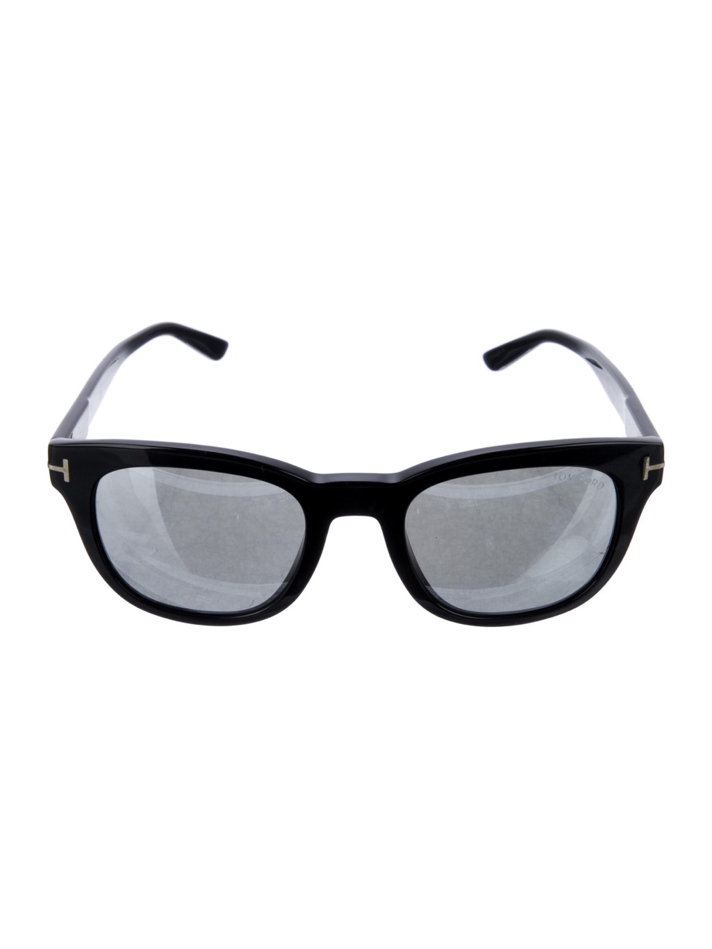 Tom Ford Eugenio Tf676 01c 52/22/145 Black Smoke Mirror Wayfarer Sunglasses